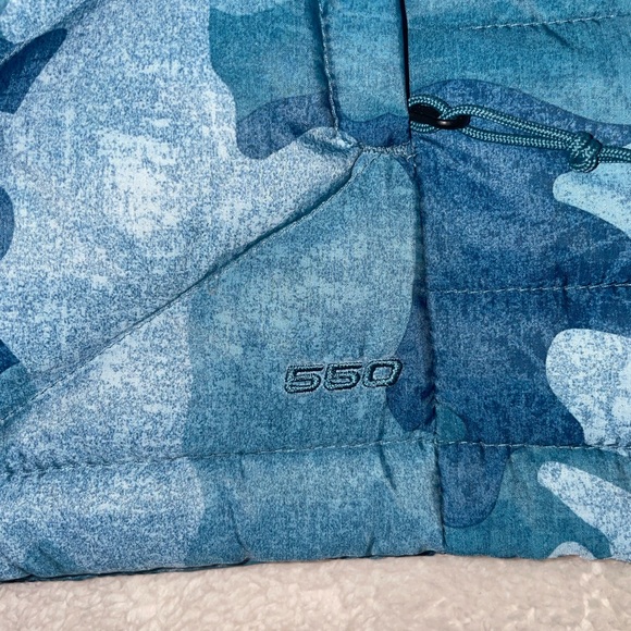 The North Face Blue Cameo Womens Puffer Vest - Picture 2 of 9